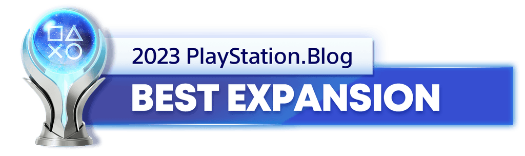 Platinum Trophy for the 2023 PlayStation Blog Best Expansion Winner