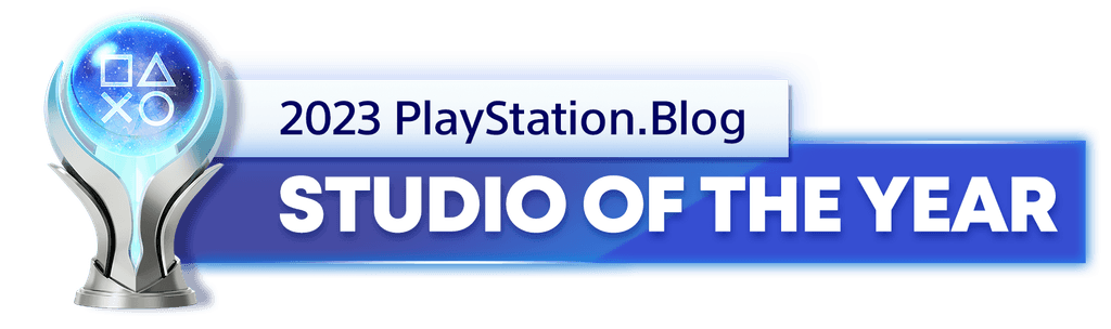 Platinum Trophy for the 2023 PlayStation Blog Studio of the Year Winner Platinum Trophy for the 2023 PlayStation Blog Studio of the Year Winner
