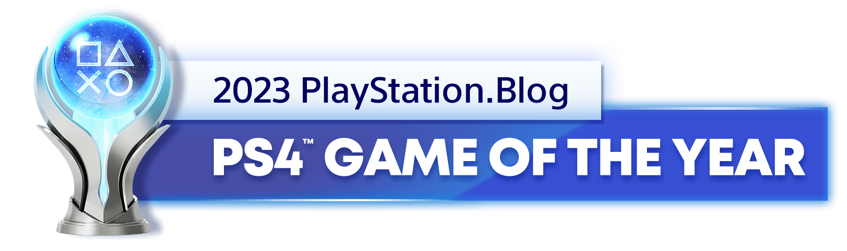 Platinum Trophy for the 2023 PlayStation Blog PS4 Game of the Year Winner