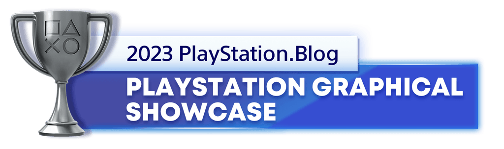 Silver Trophy for the 2023 PlayStation Blog PlayStation Best Graphical Showcase Winner Silver Trophy for the 2023 PlayStation Blog PlayStation Best Graphical Showcase Winner