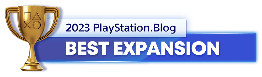Gold Trophy for the 2023 PlayStation Blog Best Expansion Winner