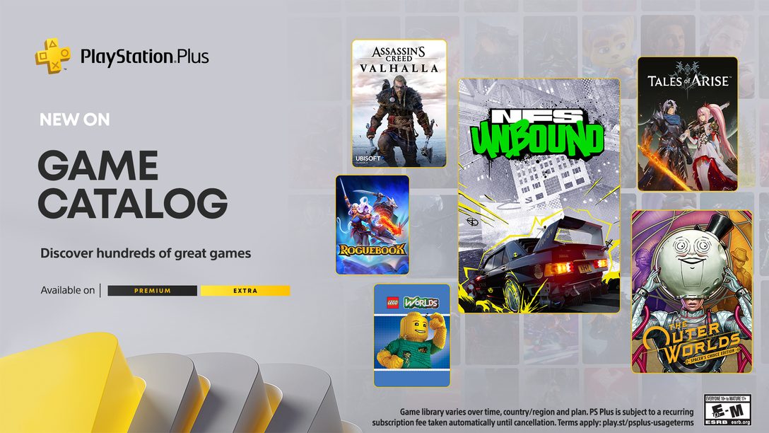 PlayStation Plus Game Catalog for February: Need for Speed Unbound, The  Outer Worlds, Tales of Arise, Assassin's Creed Valhalla and more –  PlayStation.Blog