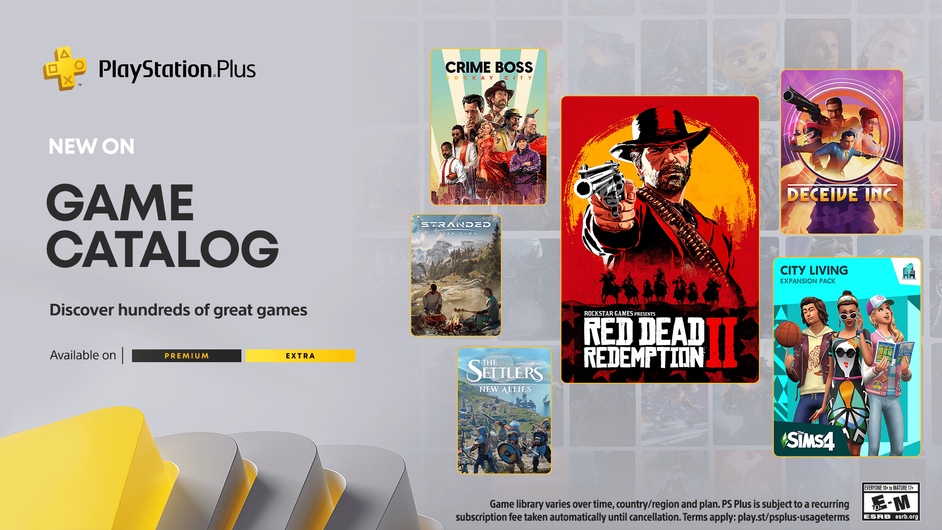 PlayStation Plus Game Catalog for May: Red Dead Redemption 2, Deceive Inc., Crime Boss: Rockay City and more