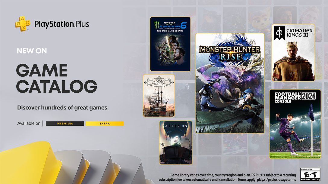 PlayStation Plus Game Catalog for June: Monster Hunter Rise, Football Manager 2024, Crusader Kings III, After Us and more 