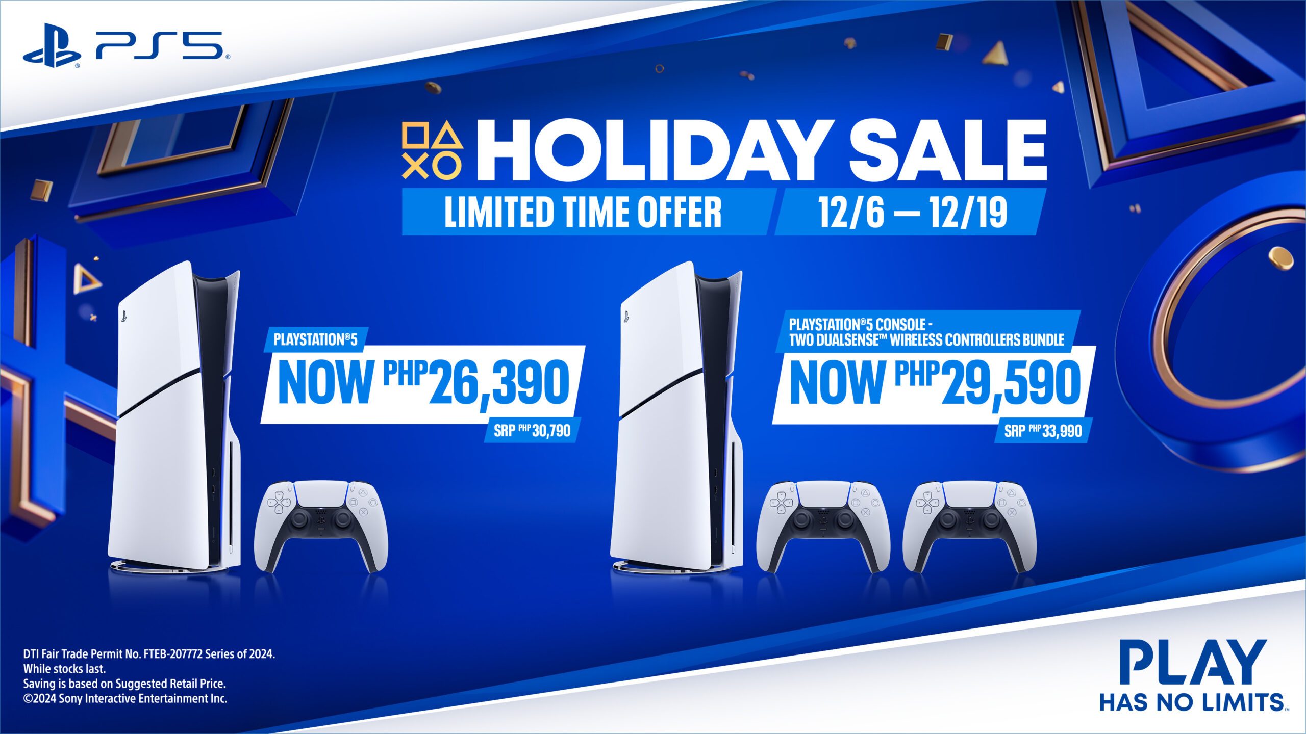 Holiday Sale 2024 in the Philippines featuring Discounts on PlayStation 5 and PS VR2 – PlayStation.Blog