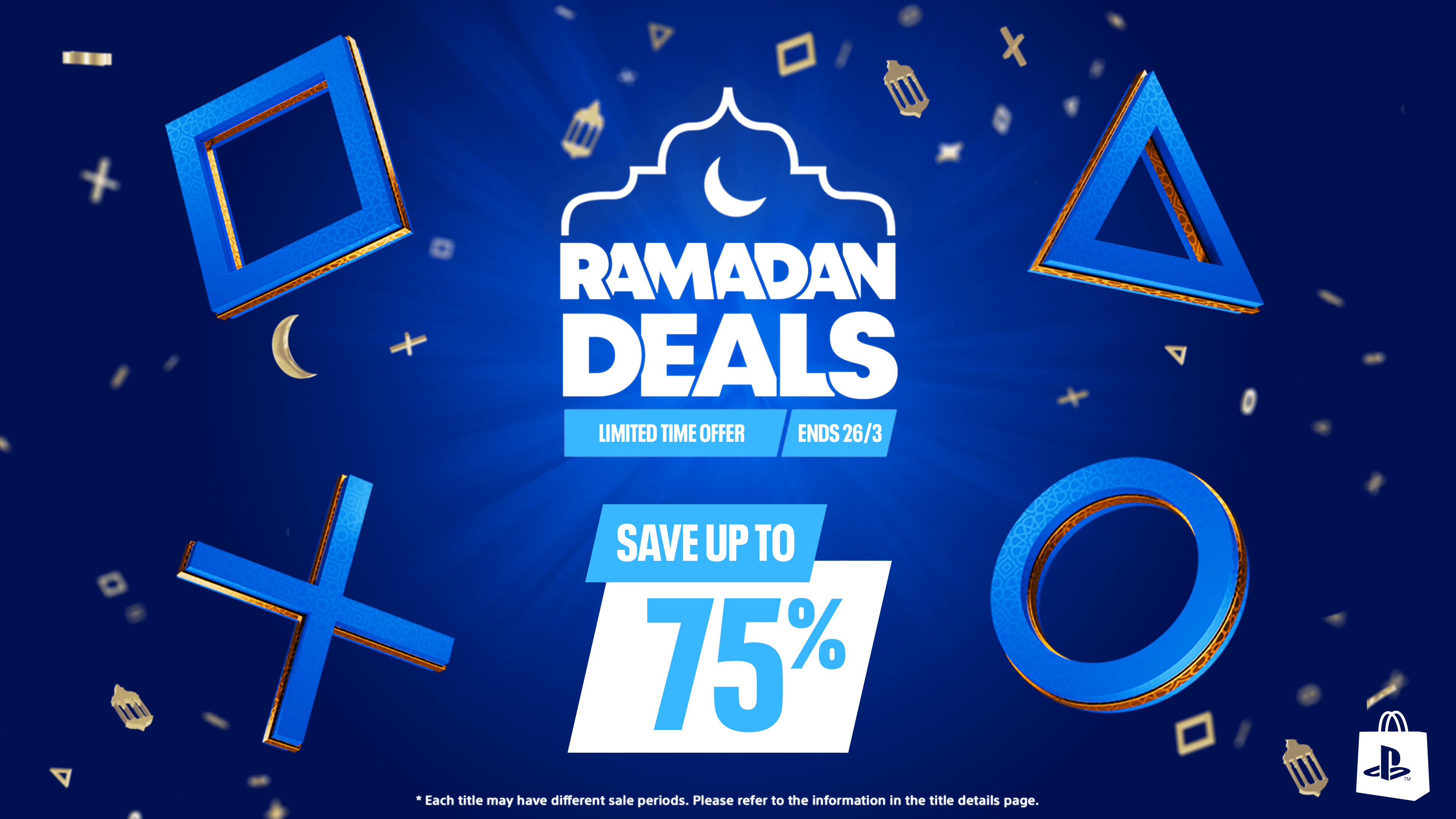 (For Malaysia and Indonesia) PlayStation Store Ramadan Deals starts March 12