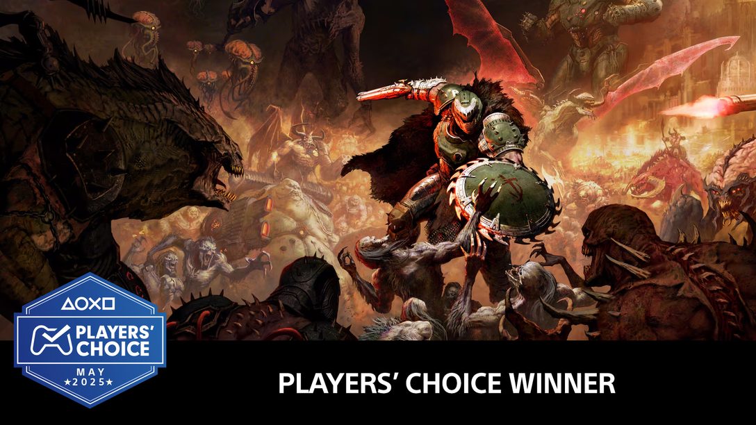 Players’ Choice – Doom: The Dark Ages voted May 2025’s top new game
