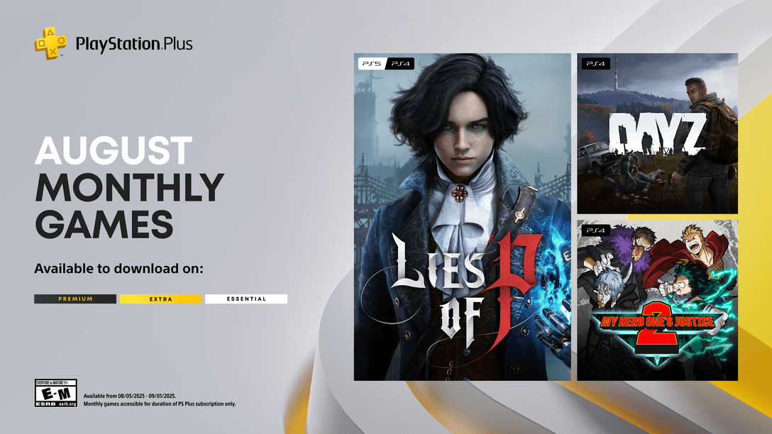 PlayStation Plus Monthly Games for August: Lies of P, Day Z, My Hero One’s Justice 2