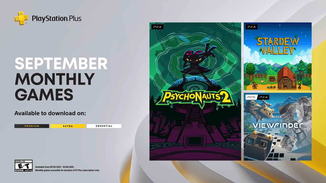 PlayStation Plus Monthly Games for September: Psychonauts 2, Stardew Valley, Viewfinder