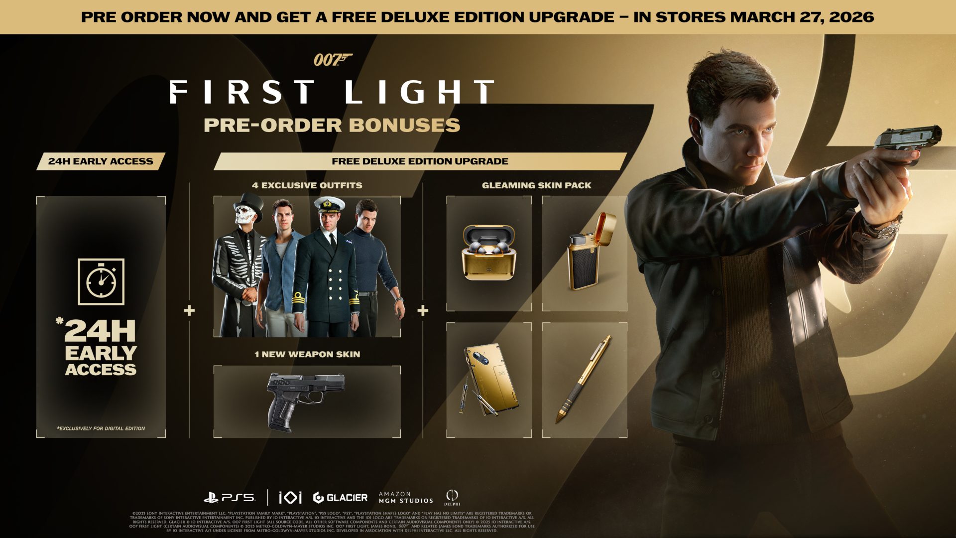 Deluxe Edition includes 24hour early access, 4 exclusive outfits, 1 new weapon skin, and a Gleaming Skin Pack.