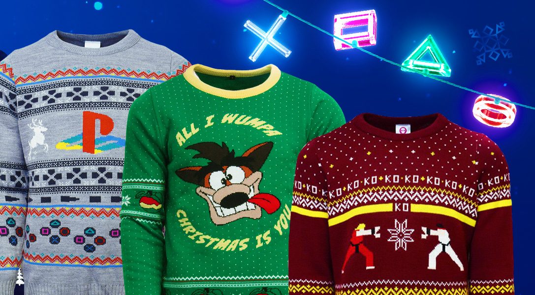Découvrez les pulls de Noël, les coffrets cadeau, et bien plus sur PlayStation Gear