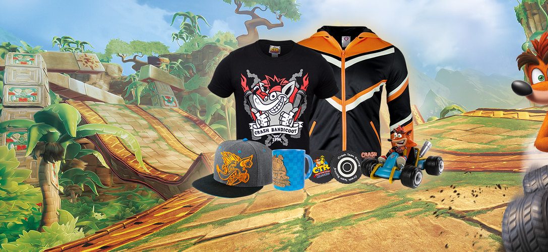 Célébrez la sortie de Crash Team Racing Nitro-Fueled avec les nouvelles marchandises disponibles sur PlayStation Gear