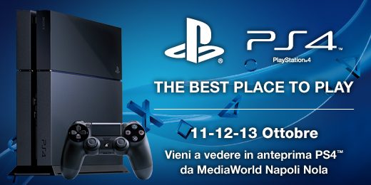PlayStation 4 sta arrivando – Scoprila a Napoli!