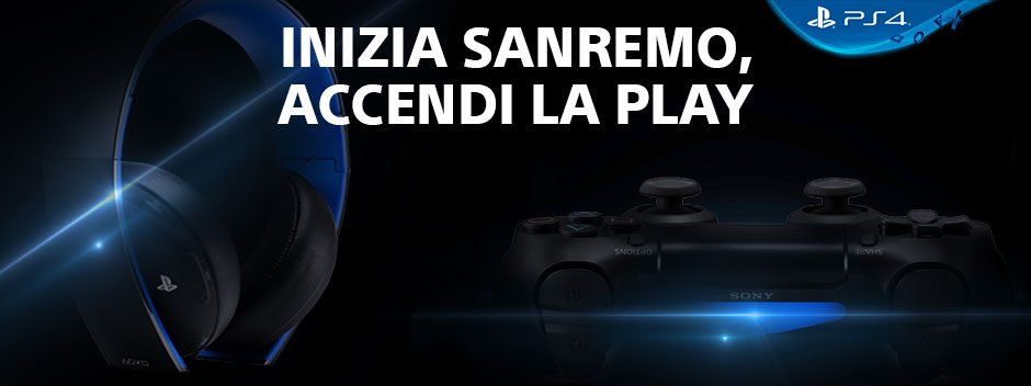 Inizia Sanremo, accendi la Play.