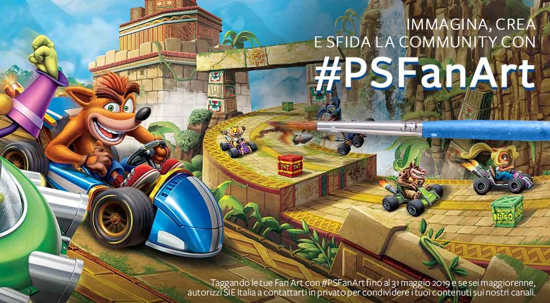 Le vostre #PSFanArt a tema Crash CTR