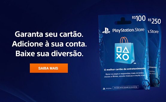 Cartões da PlayStation Store já nas lojas!