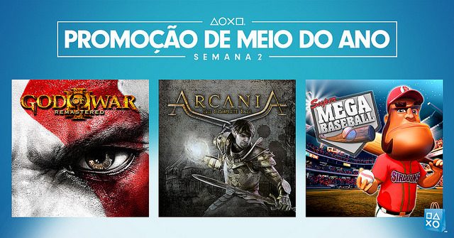 Promoção de Meio do Ano Semana 2: God of War III Remastered e Mais com Até 80% de Desconto