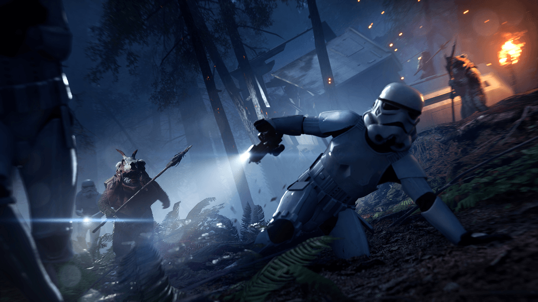 Atualização de Star Wars Battlefront II Night on Endor – PlayStation