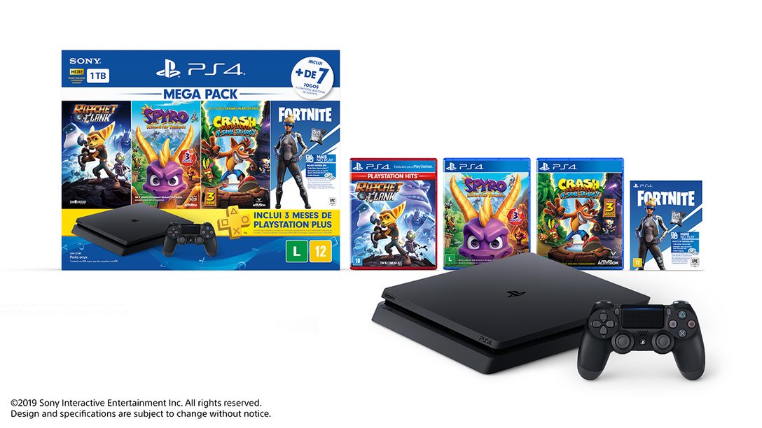Novo PlayStation 4 Mega Pack Chega Este Mês
