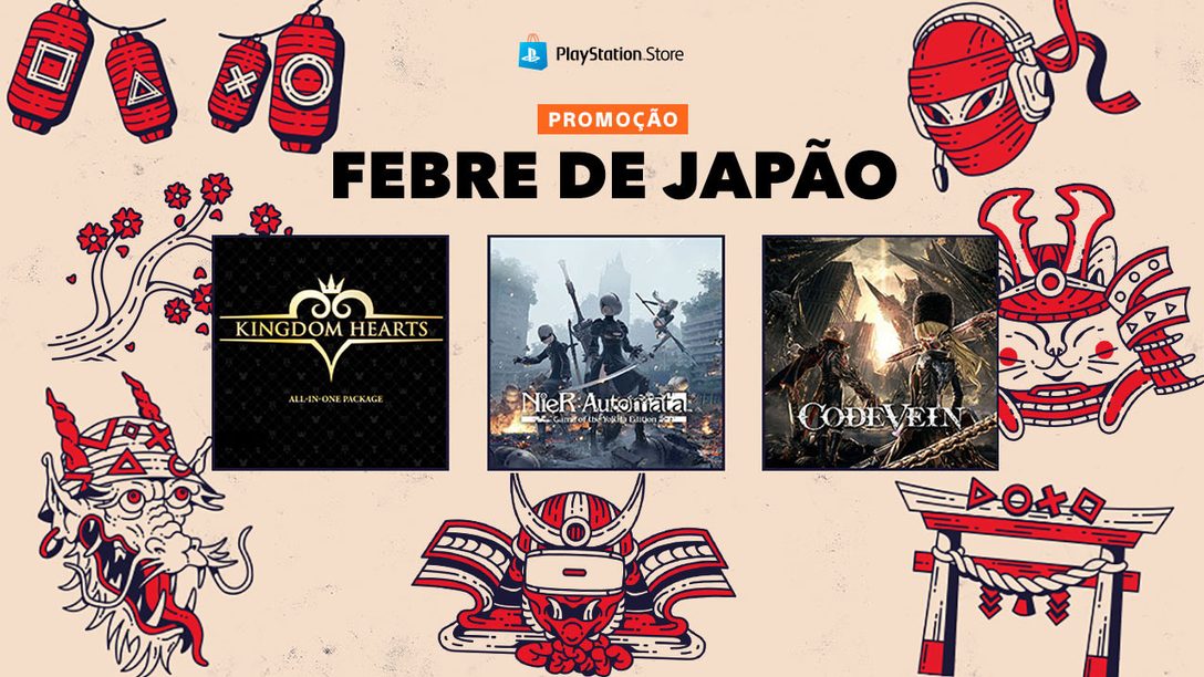 A Promoção Febre de Japão da PS Store Chega Amanhã!