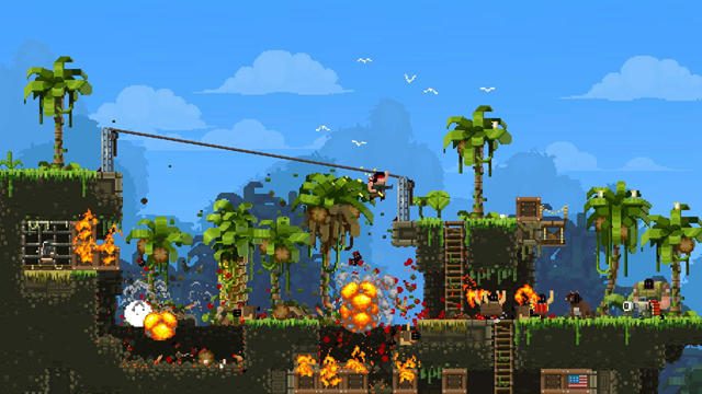 『Broforce』で地形も常識もブッ壊せ! おバカアクションでアドレナリン全開!!【PS Indie×電撃PS01】