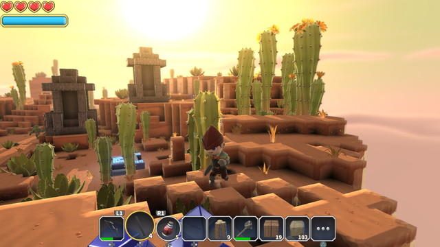 PS4®で楽しむモノづくりアクションRPG『ポータルナイツ』──壊して建てて思い通りにメイキング!