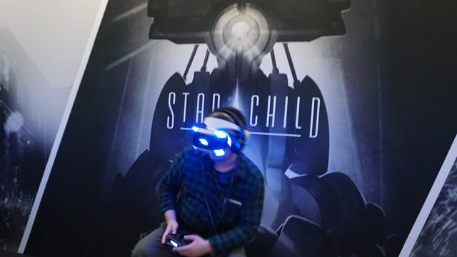 【PGW 2017】女性と巨大ロボとの出会いを自由な視点で俯瞰。PS VR『Star Child』プレイインプレッション