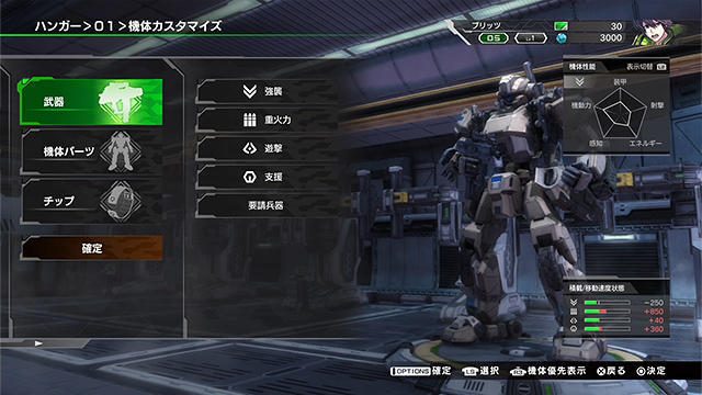 『BORDER BREAK』の「おまかせ装備機能」で好みの機体にカスタマイズ! 魅力的なキャラクターたちも登場!