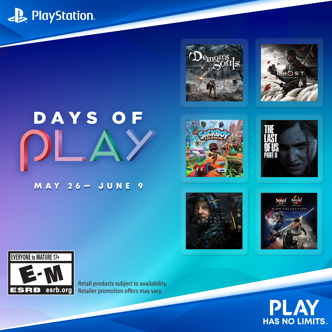 Days of Play Sale Hits PlayStation Store, Discounts on PS4 Games, PS Plus,  and PS Now