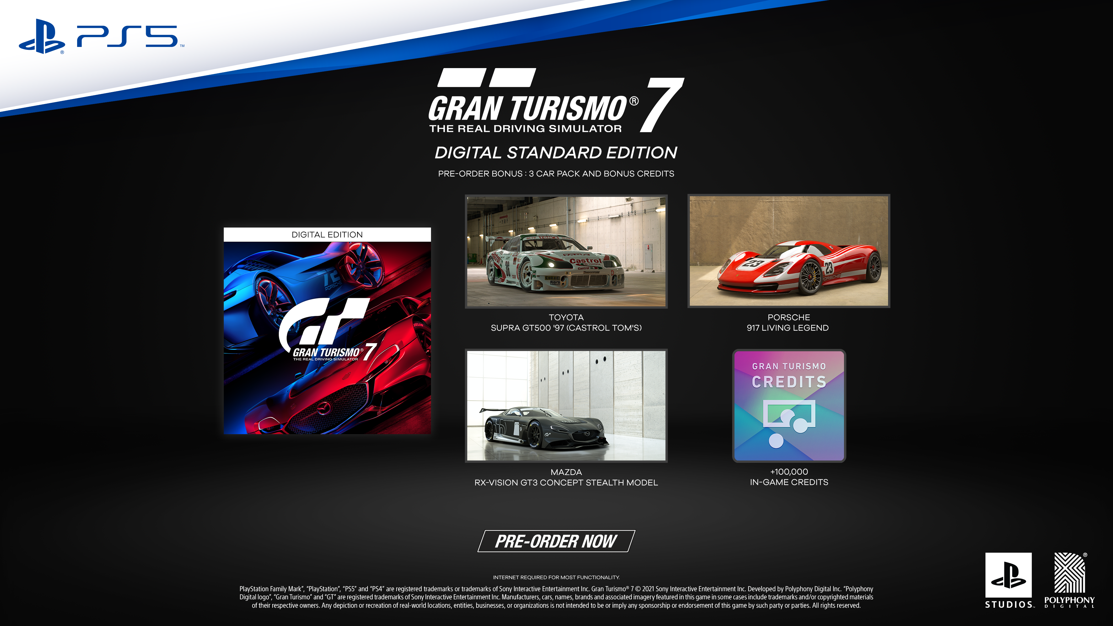 Gran Turismo 7 Standard Edition PS5 PS4 PlayStation 5 Redemption Code WW