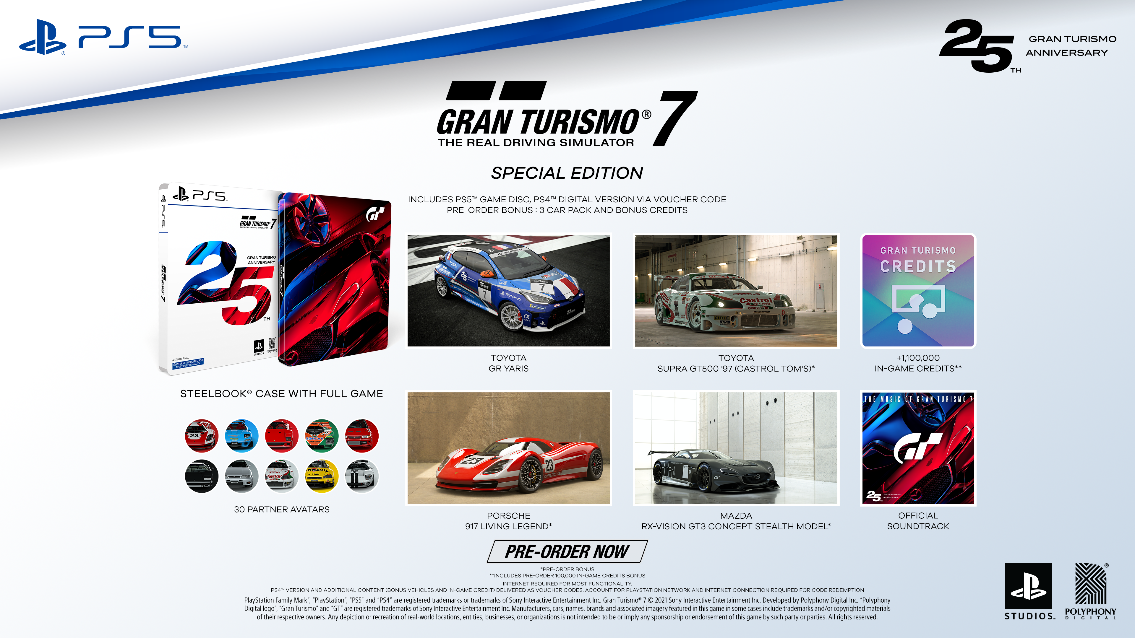 Gran Turismo 7' comes to PS4 and PS5 on March 4th, 2022