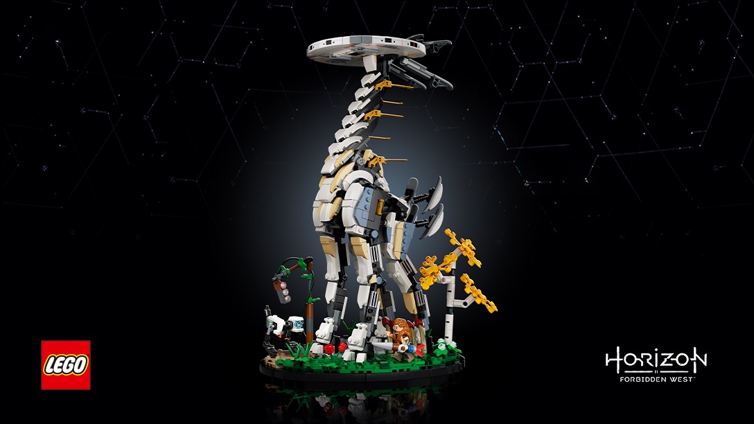 The LEGO Group brings the iconic Horizon Forbidden West Tallneck machine to (brick-)life