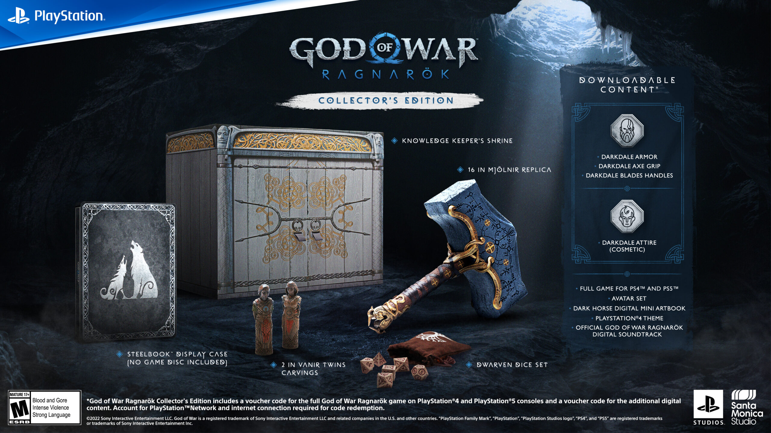 SKIN PS5 GOD OF WAR RAGNAROK LIMITED EDITION