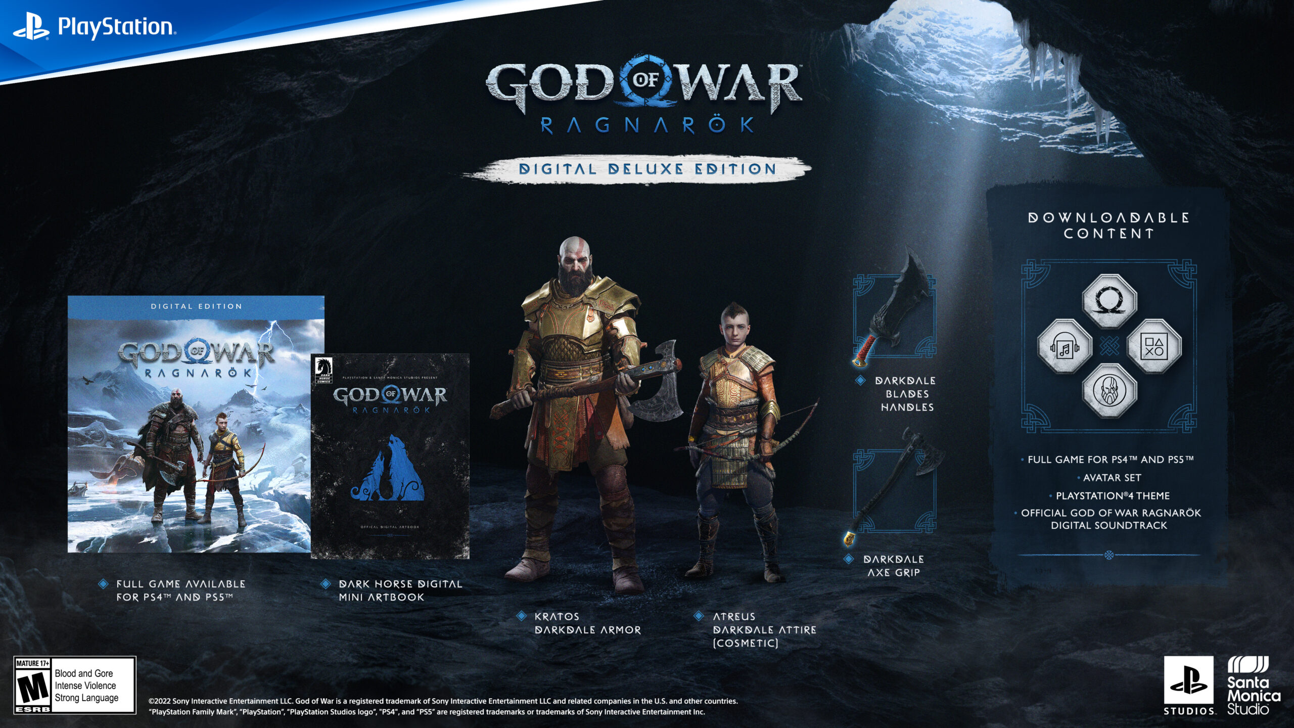 God of War Ragnarok - Ps5 Digital - Edição Padrão - GameShopp