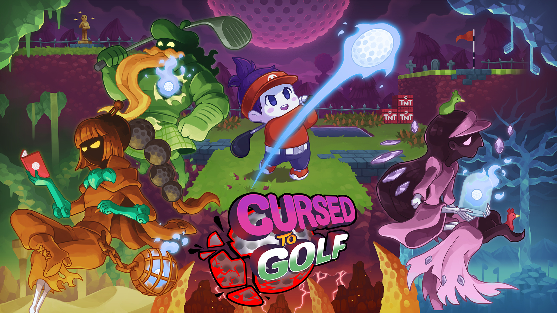 Cursed to Golf is out today on PS5 and PS4