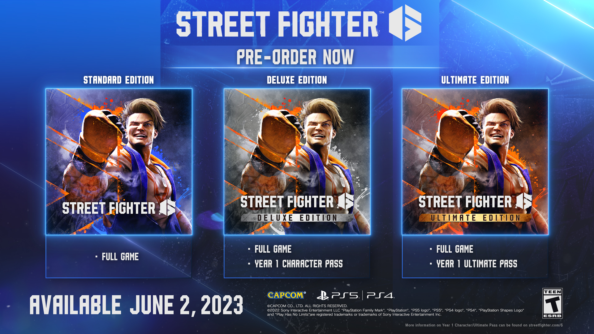 Street Fighter 6 (June 2nd, 2023) PS5, PC, XBox Series, PS4 -  RedFlagDeals.com Forums