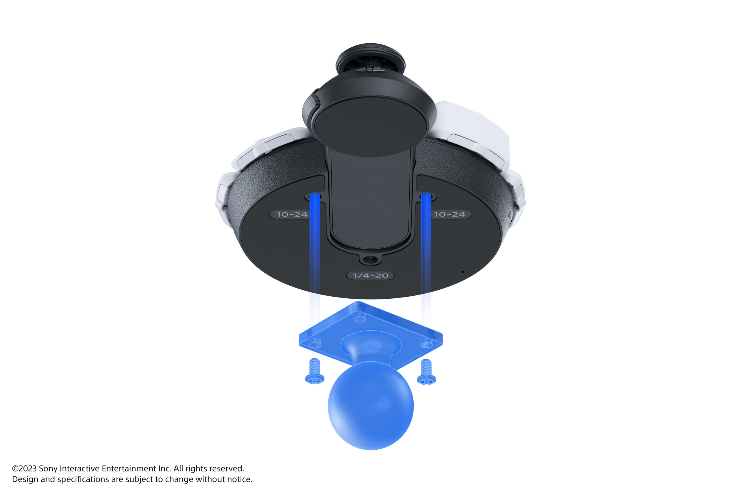  "Image showing the ability to attach the Access controller to an AMPS mount*"