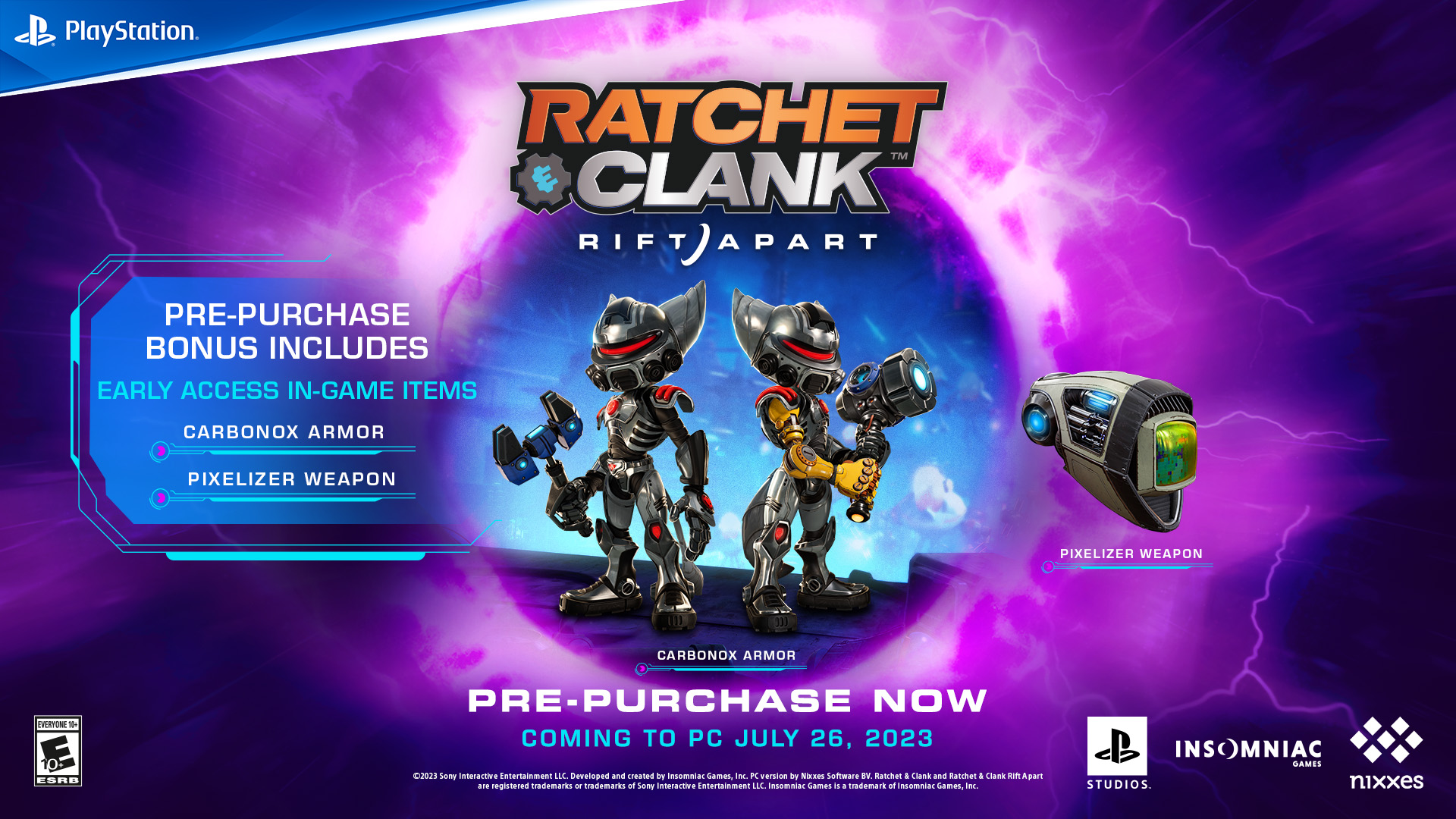 Ratchet & Clank: Rift Apart is coming to PC in July