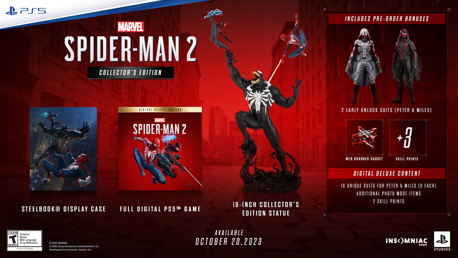 PlayStation - A treat to the Spidey-Senses -- enjoy the details of the  #SpiderMan2PS5 Collector's Edition statue available now in limited  quantities: play.st/3RIAY9Z #GreaterTogether